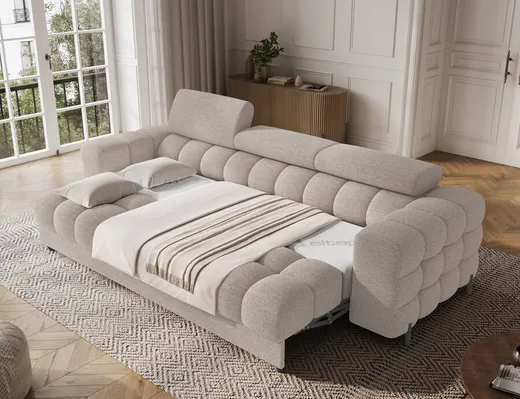 Sofa rozkładana 3-osobowa FESTELLO - tkanina Royal 18
