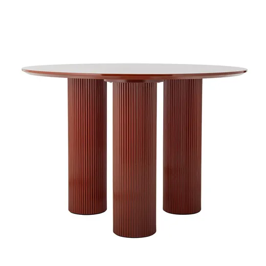 Stół okrągły DELLA FSC®100% 110 cm - czerwony