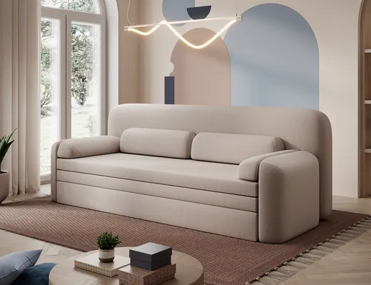 Sofa rozkładana ELIOSS - tkanina Sola 18
