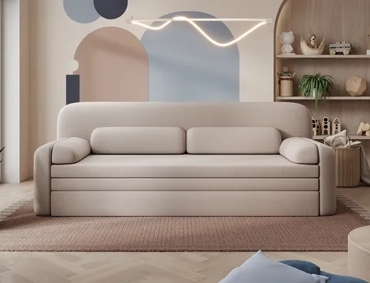 Sofa rozkładana ELIOSS - tkanina Sola 18