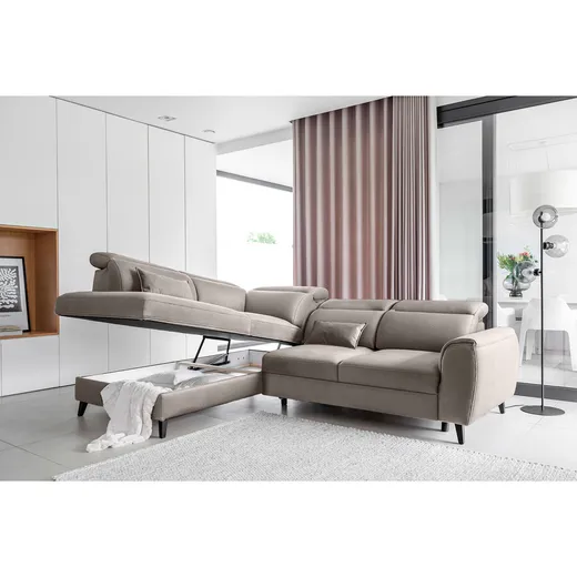 Narożnik rozkładany NOBLE - tkanina Loco 04