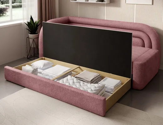 Sofa rozkładana FABILLO - tkanina Touch 24