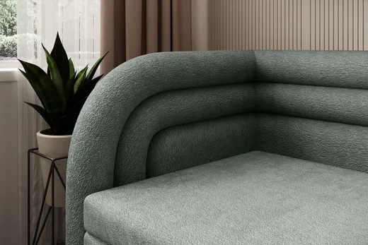 Sofa rozkładana FABILLO - tkanina Touch 100