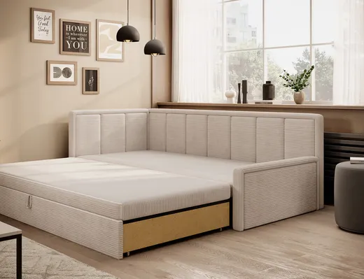 Sofa rozkładana FULGEO - tkanina Jarell 18