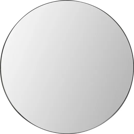 Lustro wiszące okrągłe STARLET 100 cm - czarny