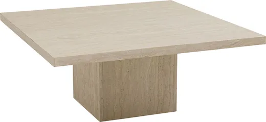 Stolik kawowy TRAVERTINO 100x100 - beżowy