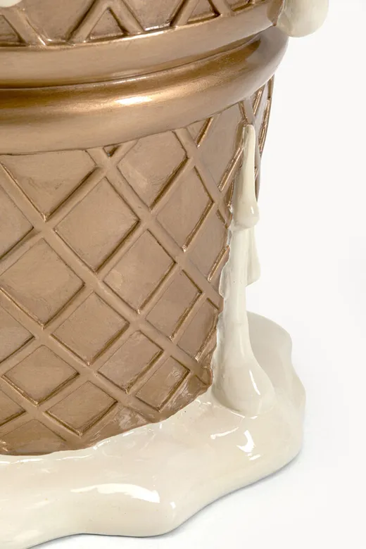 Stołek ICE CREAM VANILLA - beżowy
