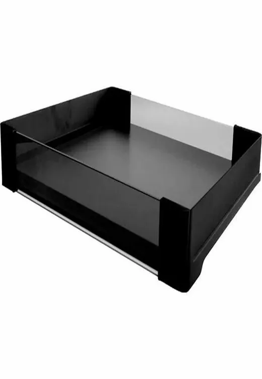 CONERO Inside H 168 - szuflada wewnętrzna ze szkłem/ 910-970 mm/ gł.475 mm/ czarny PEKA