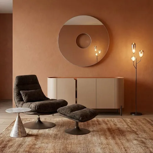 Lampa podłogowa COLUMBO - czarny