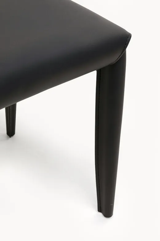 Taboret MONZA ekoskóra - czarny