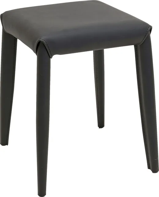Taboret MONZA ekoskóra - czarny