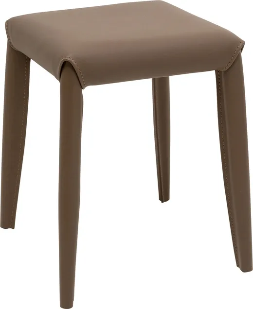 Taboret MONZA ekoskóra - ciemny szary