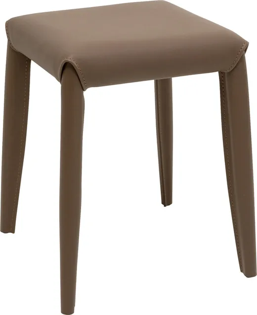 Taboret MONZA ekoskóra - ciemny szary