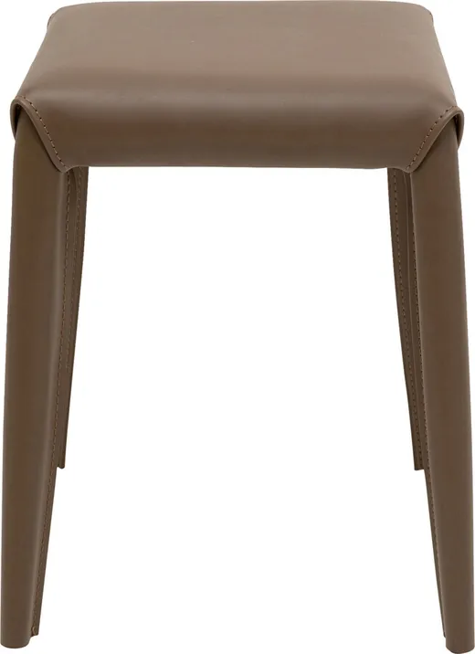 Taboret MONZA ekoskóra - ciemny szary