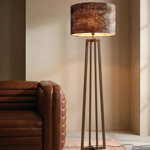 Lampa podłogowa WILDLIFE - brązowy
