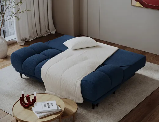 Sofa rozkładana GUAVIO - tkanina Paolli 40