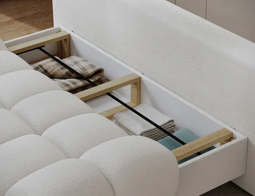 Sofa rozkładana GUAVIO - tkanina Paolli 01