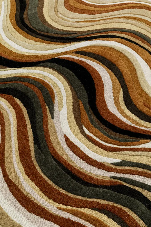 Dywan NEW WAVE 200x300 - brązowy