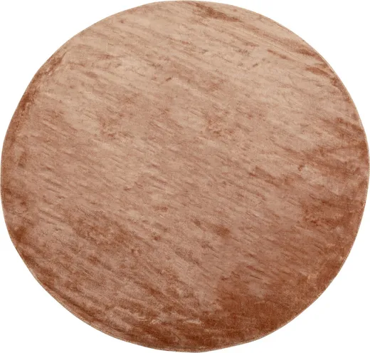 Dywan okrągły COSY 200 cm - brązowy