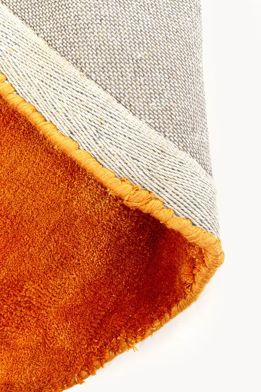 Dywan okrągły COSY 200 cm - pomarańczowy