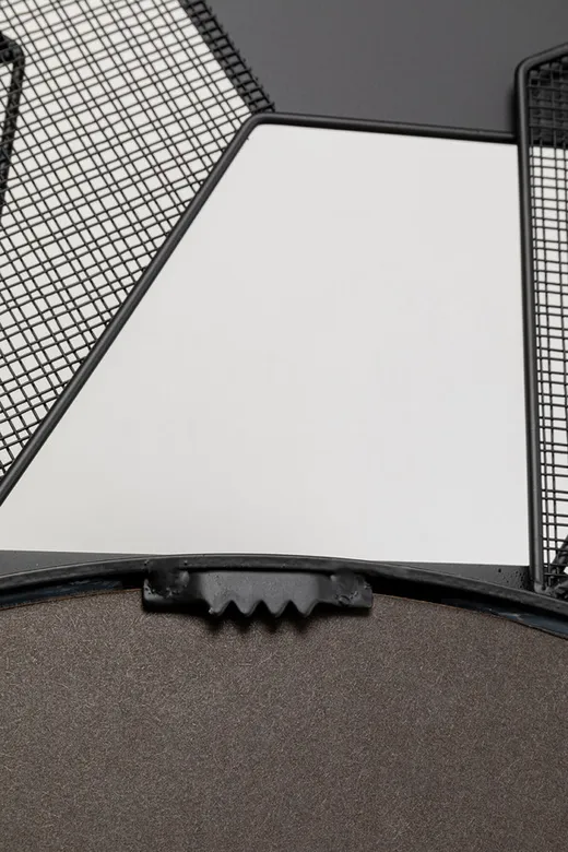 Lustro ścienne CUBES 104 cm - czarny