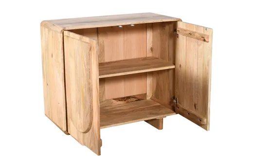 Komoda drewniana 2-drzwiowa EDYNBURG ED-02-MN - mango naturalne