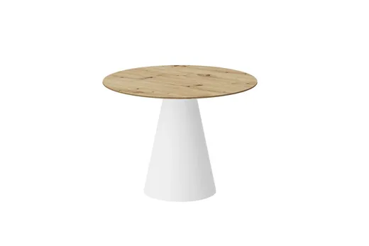 Stół okrągły PINETO 100 cm - cappucino mat