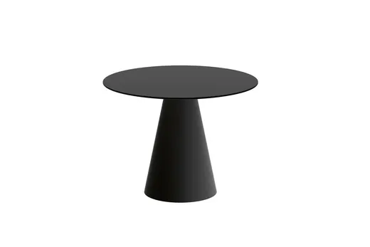 Stół okrągły PINETO 100 cm - matowy/czarny