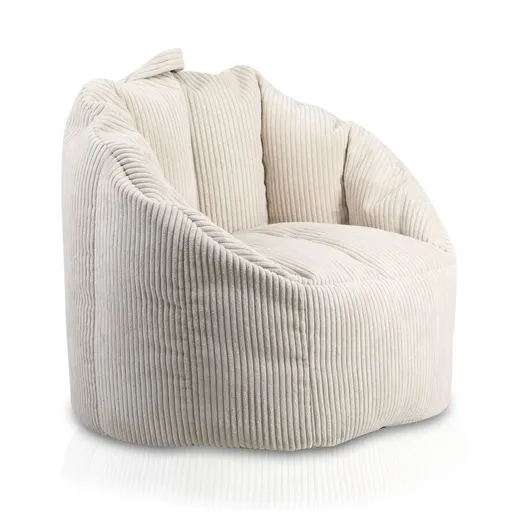 Fotel SIMONE Sztruks SZ03 - kremowy