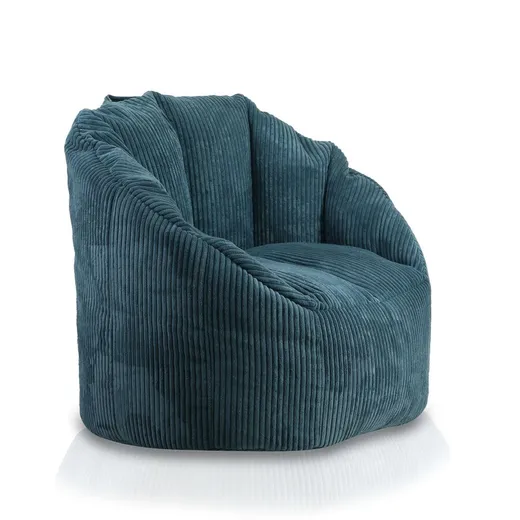 Fotel SIMONE Sztruks SZ75 - ciemny turkusowy