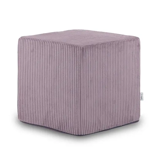 Pufa KOSTKA Sztruks SZ63 - jasny fioletowy