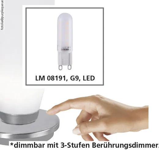 Lampa stołowa TYRA 4027-55 - srebrny