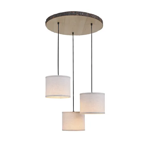 Lampa wisząca BARK 11236-79 - naturalny