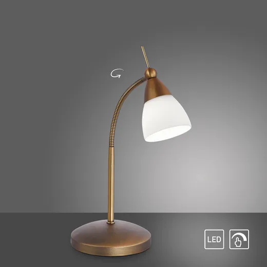 Lampa stołowa PINO 4001-11 - antyczny mosiądz