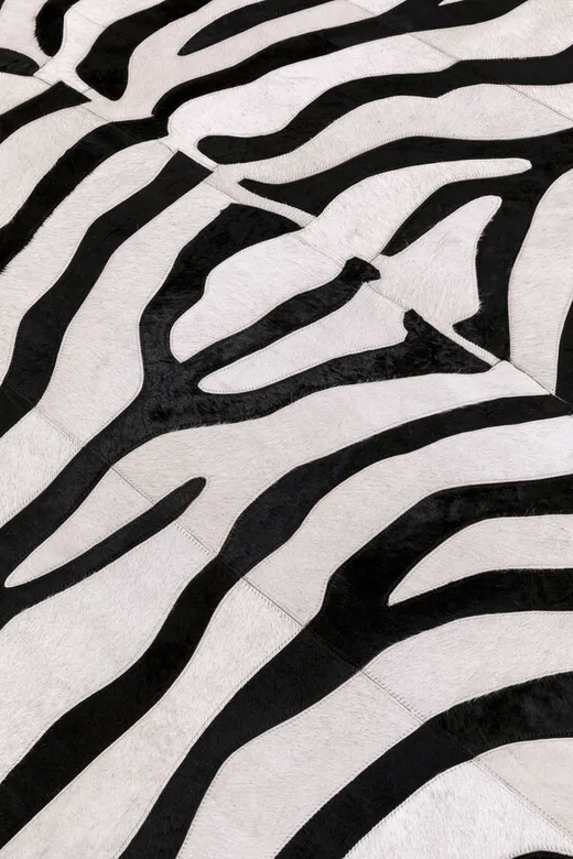 Dywan ZEBRA 200x300 - biało-czarny