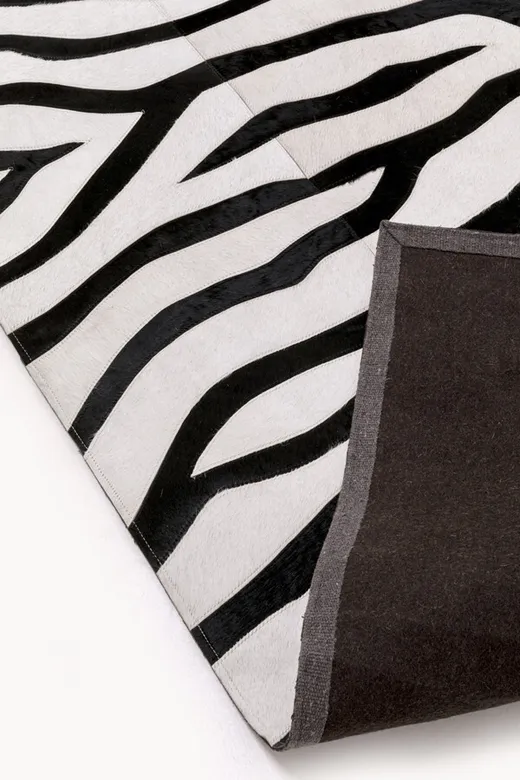 Dywan ZEBRA 200x300 - biało-czarny