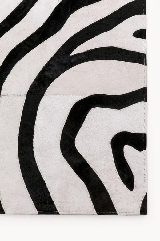 Dywan ZEBRA 200x300 - biało-czarny