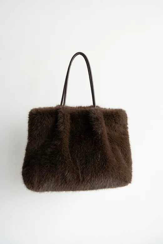 Torba typu shopper MIKA - brązowy