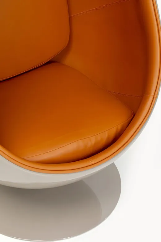 Fotel obrotowy EYE BALL ORANGE - pomarańczowy/szary