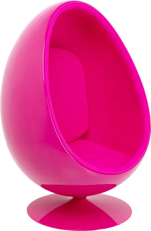 Fotel obrotowy EYE BALL PINK - różowy