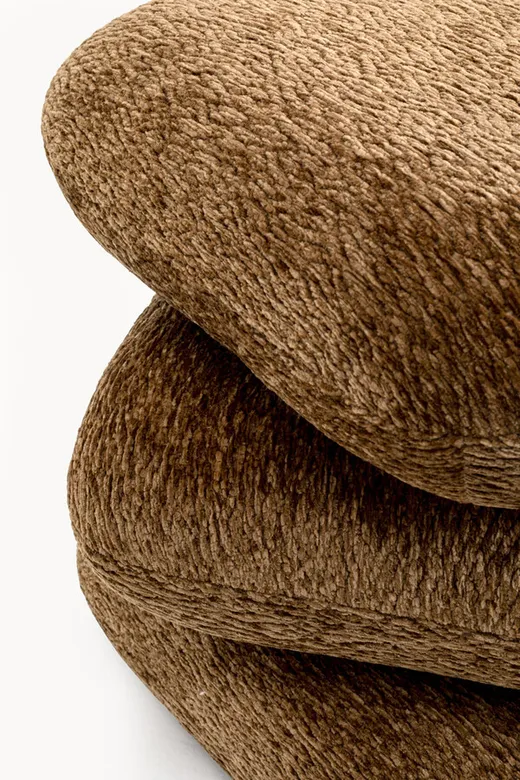 Pufa obrotowa PEPINO BROWN - brązowy