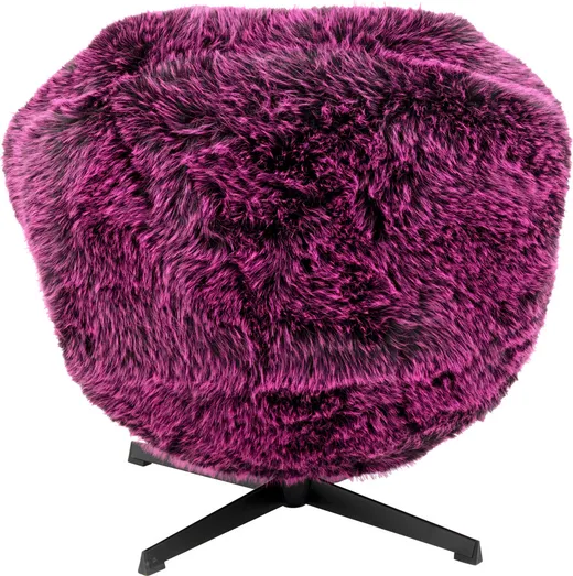 Fotel obrotowy CUTIE PURPLE - fioletowy