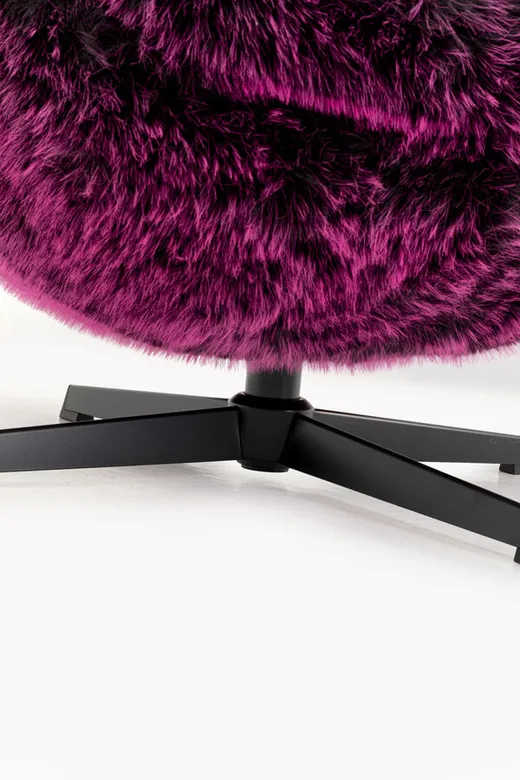 Fotel obrotowy CUTIE PURPLE - fioletowy