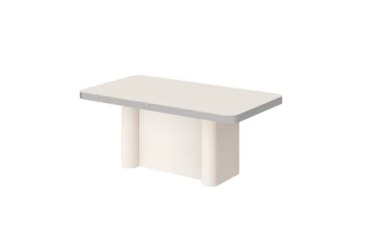 Stół rozkładany PORTOFINO GLAM 160/412x100 - wysoki połysk/kaszmir/chrom