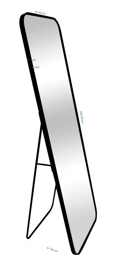 Lustro stojące STARLET 50x160 - czarny