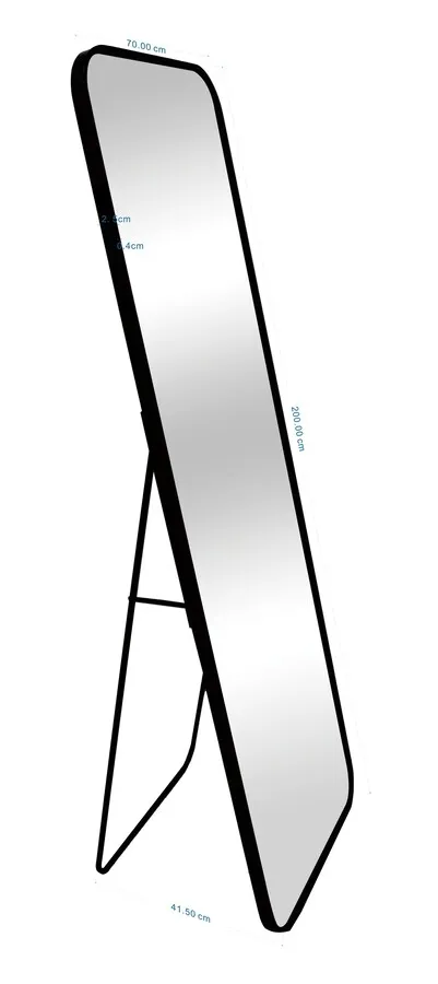 Lustro stojące STARLET 50x160 - czarny