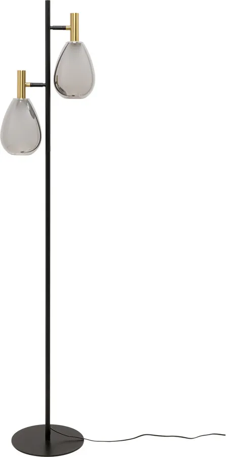 Lampa podłogowa FARI - szary/czarny
