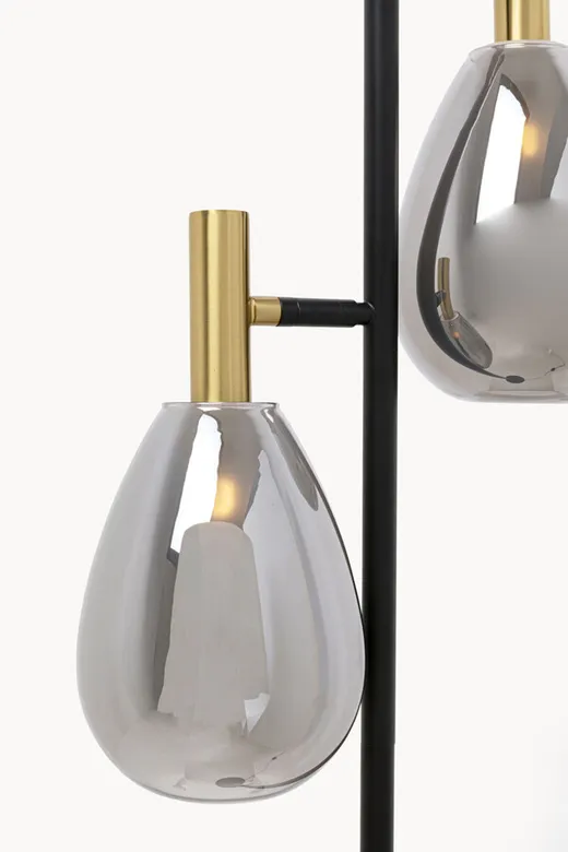 Lampa podłogowa FARI - szary/czarny