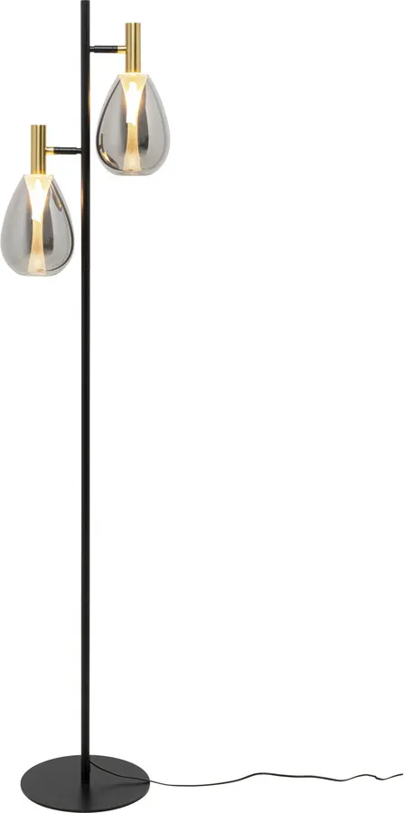 Lampa podłogowa FARI - szary/czarny