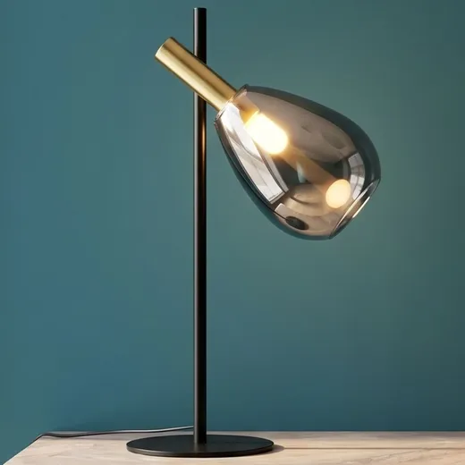 Lampa stołowa FARI - szary/czarny